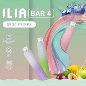 ILIA BAR4拋棄式|哩啞6500口|ILIA拋棄式電子菸|一次性電子煙|免維護