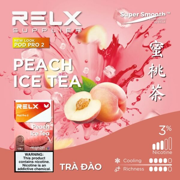 悅刻六代煙彈 水蜜桃風味 | Relx Infinity 2 煙彈|1.9ml*3Pod|3%濃度
